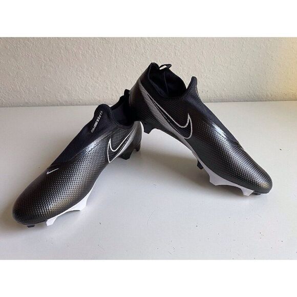Nike Vapor Edge 360 Pro Football Cleats AO8277-001 Black White Men’s Sz 15 - Picture 1 of 10